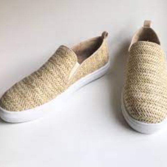 NICOLE MILLER Tonnille Raffia Slip On Sneakers 9 NIB - Picture 3 of 14